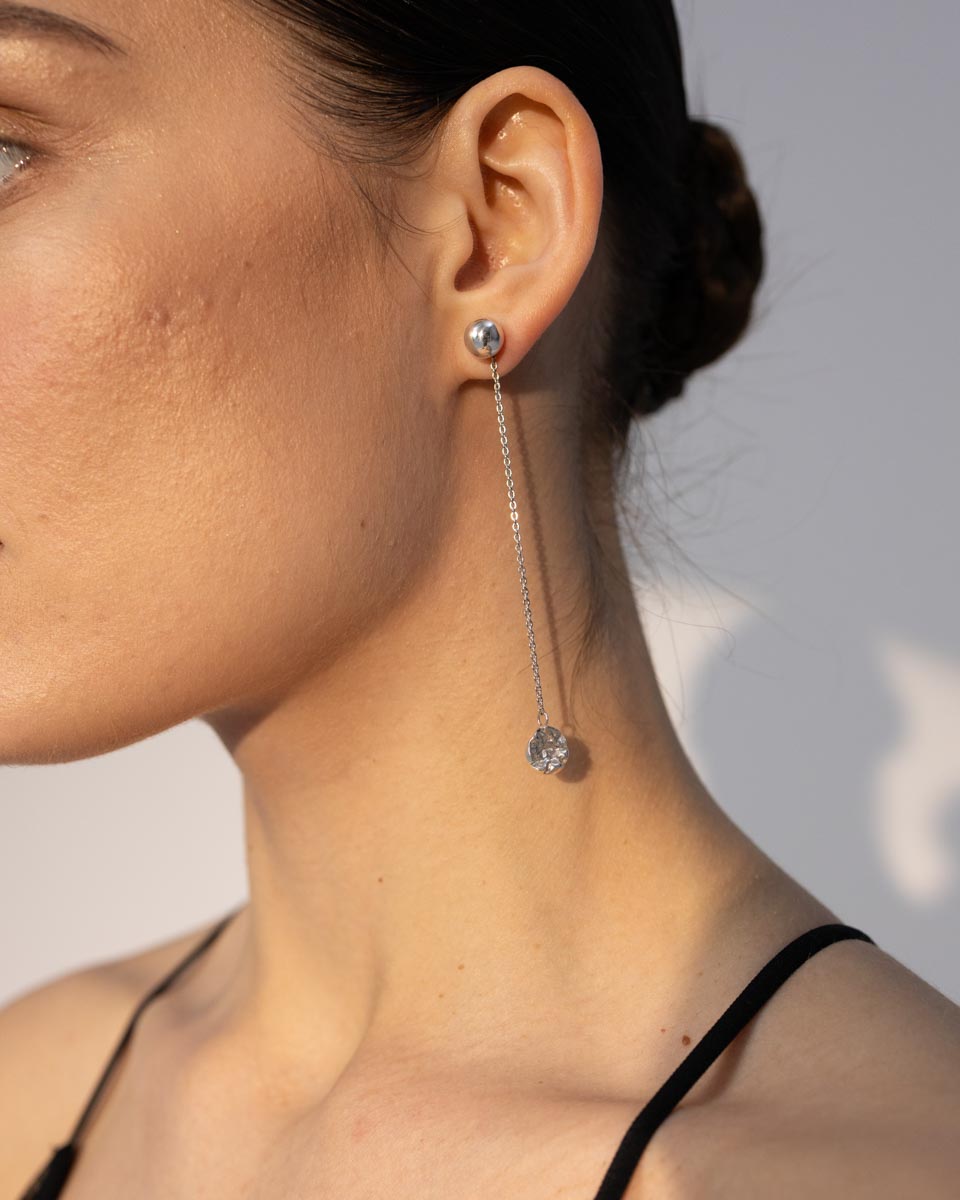 Срібна підвіска для сережок МІЖ