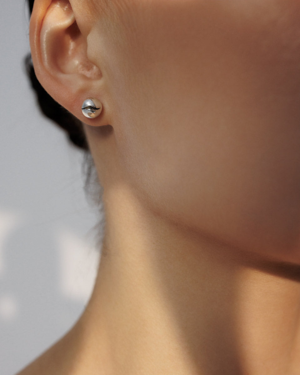 Срібні сережки Кульки