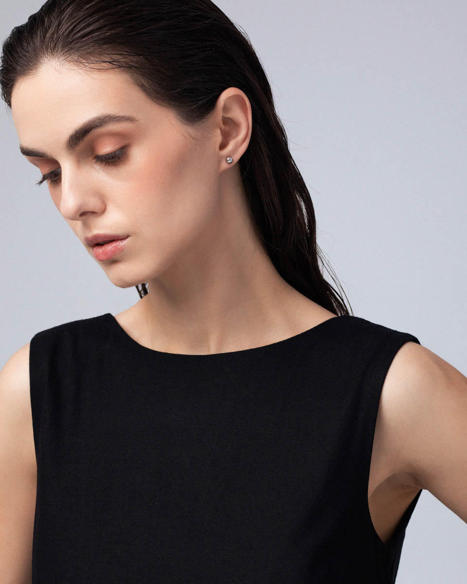 Асиметричні срібні сережки THE RYTM