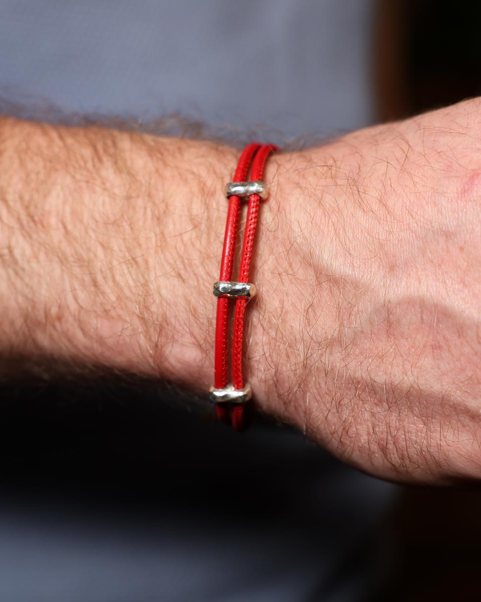 Червоний Wish Bracelet для чоловіків