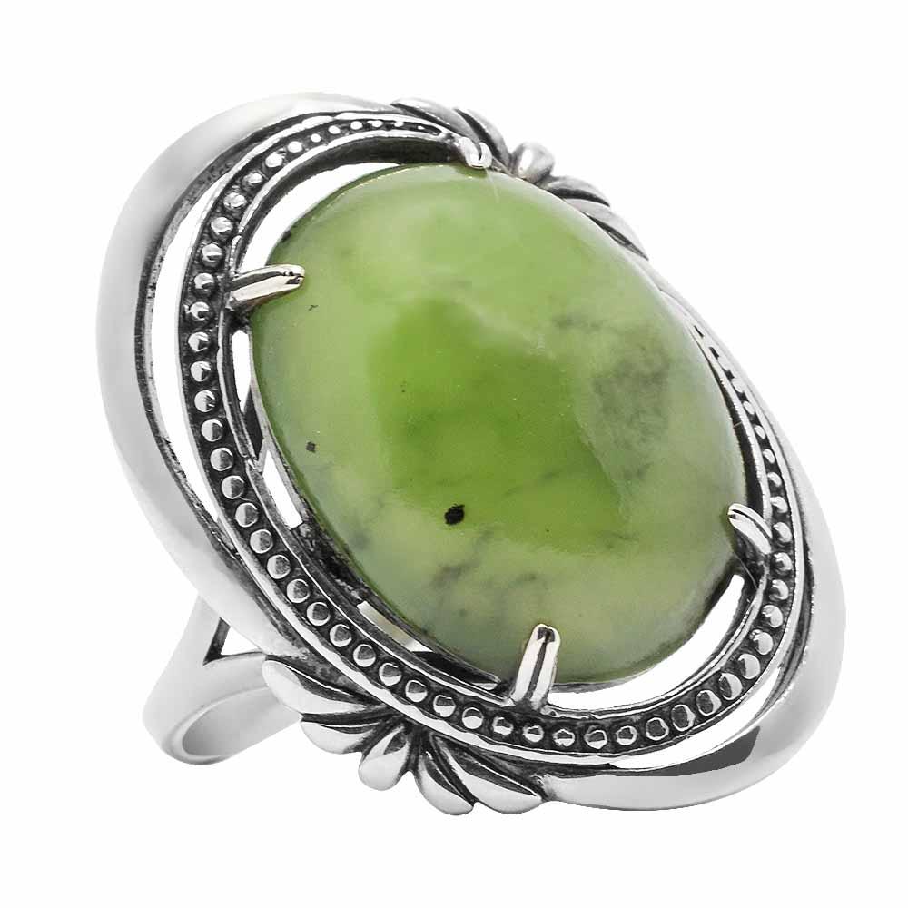 Срібний набір каблучка та сережки з нефритом, Серебряные серьги с зеленым нефритом, Кольцо серебряное женское черненое с зеленым нефритом овальной формы