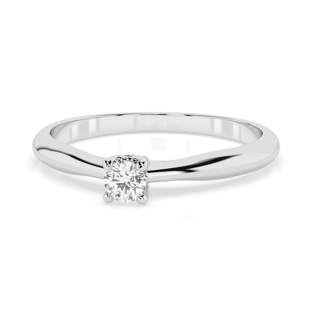 Золота каблучка з діамантом