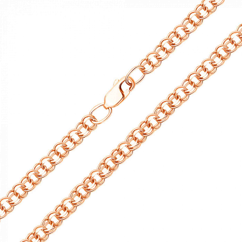 Золотий ланцюжок плетіння бісмарк (3мм), Купить золотая цепочка плетение бисмарк недорого, с гарантией