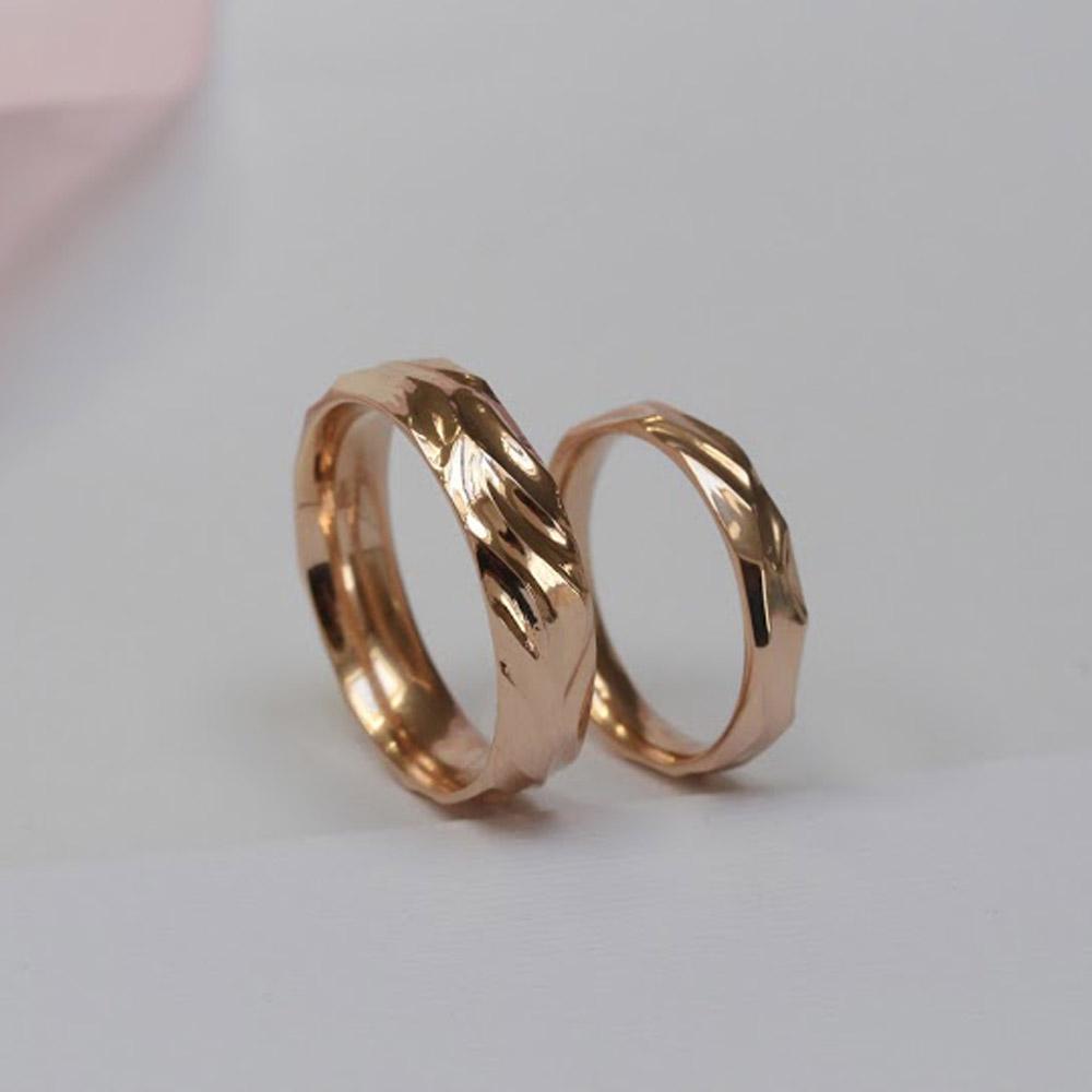 Золота обручка із червоного золота, Золотые обручальные кольца в индивидуальном дизайне