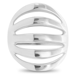 Срібна каблучка масивна без вставок, Красивое серебряное кольцо родированое массивное без вставок