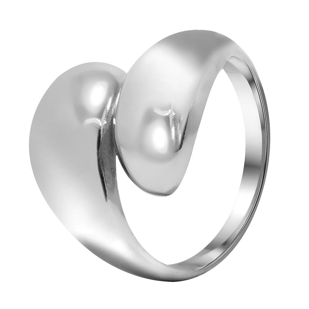 
            
                Завантажити зображення в Галерею, Широка срібна каблучка без вставок, Широкое серебрное кольцо без вставок две капли
            
        