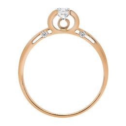 Золота каблучка з діамантами, Золотое кольцо с бриллиантами, помолвочное эксклюзивное кольцо с бриллиантами, золотое кольцо на помолвку, 