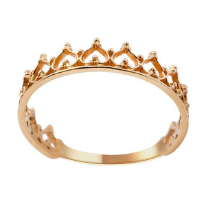Золота каблучка Корона, Кольцо в форме короны