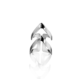 Срібна каблучка геометричної форми, Серебриное кольцо геометрической формы