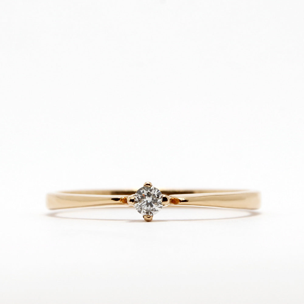 Золота каблучка з діамантом, Кольцо золотое с бриллиантом, помолвочное золотое кольцо с бриллиантом