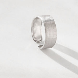 Матова срібна каблучка, Матовое серебряное кольцо
