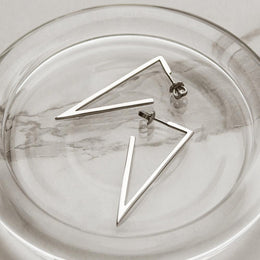 Срібні сережки геометрія, Геометрические серебряные серьги