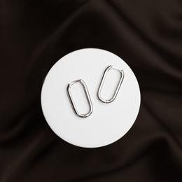Срібні сережки мінімалізм, Серебряные серьги минимализм
