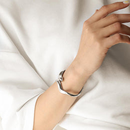 Срібний браслет жіночий, Серебряный браслет женский на руку 